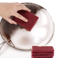 5pcs Diamond Sand Cleaning Cloth Sponges Caspian Stone Pot Clean Brush Rust Eraser Grit Scouring Pad