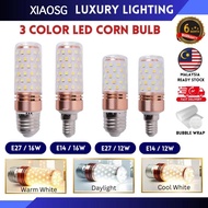 LED Light Bulb E27 E14 LED Corn Light Bulb Three Color Light Bulb Energy Saving Incandescent Lamp 15