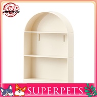  Multiple Units Display Shelf Storage Shelf with Rounded Corners Stylish Wall Mounted 3 Layer Toy Storage Box Easy Installation for Dolls Action Figures Punch-free Design
