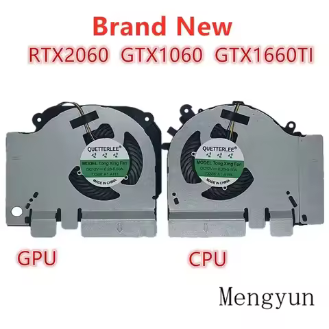 Brand new CPU GPU cooling fan for Xiaomi 15.6 inch gaming laptop xmg1902-an AB CA br TAN