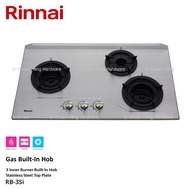 Rinnai RB-3Si 3 Inner Burner Built-In Hob Stainless Steel Top Plate