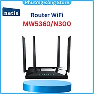 Router wifi 4G Bộ Phát Wifi Chuẩn N Dùng Sim 4G LTE 300Mbps NETIS Model MW5360 Bảo hành 24 tháng - H