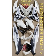 Y15ZR HLD COVERSET - Exciter Thai 1 [ Creamy White ] V1 & V2 Putih Susu