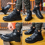 High-top Button Safety Boots Anti-smashing Anti-puncture Work Protective Shoes Steel Toe Safety Shoes Steel Toe-toe Work Shoes Electric Welder Protective Shoes Anti-scalding Work Shoes Help Safety Shoes Protective Shoes Kevlar Sole Steel To