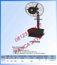 Misty Stand Fan 26" 40 ltr Water Misty Cool Blower