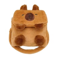 Kawaii Capybara Plush Backpack｜Cute Large Student Bag｜Gift for Girl Bestie