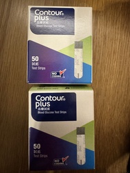 Contour Plus 血糖試紙Blood Glucose Test Strips 50 Strips
