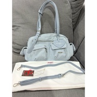 Second-Hand 8angles Denim Leather Bag In Good Condition