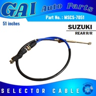 MOHASHI Selector Cable 51inches for SUZUKI Rear (MSCS-7051)