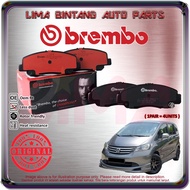 Honda Freed GB3 Front Brake Pads , Disc Brake Pad Brembo Ceramic NAO (2010-2015)
