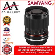 Samyang 300mm Mirror F6.3 ED UMC CS MF Lens for Canon M /Fuji X /Sony E /MFT Ship from 100% Samyang 