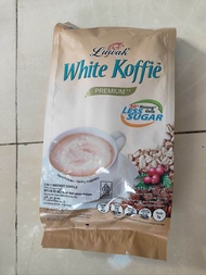 luwak white coffee less sugar kopi luwak per pack isi 9 x19 gram