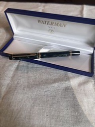 Waterman (Paris) 綠色大理石花紋原子筆