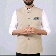 Pakistani vest - mandarin vest - Islamic Pakistani men's vest - men's jacket -