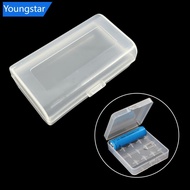 【FY】  1Pc 2/4/8-Slot Transparent PP Plastic Battery Storage Box For AAA/AA/18650 Battery Portable Li