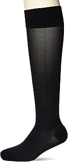 [NAIGA] COMFORT 2304657 Men's Compression High Socks (Soft), Black, Japan, 9.8-10.6 inches (25-27 cm