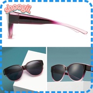 SHOOGEL Driving Sunglasses, Retro Y2K Fit Over Sunglasses, Fashion Round Frame UV Protection Wear Ov