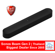 SONOS Beam Gen2 Soundbar Speaker 2nd Gen Bravo : 1Yr + 1 Extra Yr Warranty | Fast 1 DAY Ship from Bangkok Stock - Black / White