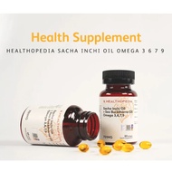 Healthopedia Sacha inchi oil + Sea Buckthorns oil (1 X 60 Softgels)