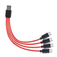 JN 5V Charging Cable 4 in 1 Convert Type C Adapter Splitter Cord For Mobile Phone