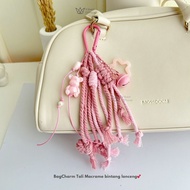 GANTUNGAN CHARM BAG | Keychain | AESTHETIC KEYCHAIN | BAG CHARM MACRAME CHARM BAG | Keychain | AESTH