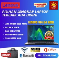 laptop lenovo v14 g4 athlon gold 7220u ram 8gb 512gb cuma 3 juta-an - ssd 512gb