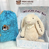 [Full Box Rabbit 40cm] Soft plush rabbit embroidered with baby's name upon request, Piece meaningful