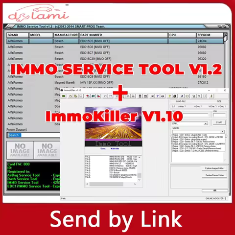 2025 Hot sell ImmoKiller V1.10 New IMMO Off Software v1.1 ECU Programmer IMMO SERVICE TOOL V1.2 Immo