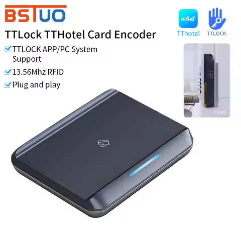 E5 TTLOCK RFID Card Encoder Writer Reader Bluetooth Hotel Online Door Lock System S50 IC M1 Card Enc