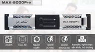 [Sale shock] Cục đẩy công suất MTMAX  9000 pro - Main công suất 2 kênh 32 sò 8 tụ - 2 quạt tản nhiệt
