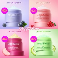 Glad2Glow Moisturizer Pomegranate | Blueberry | Centella Centella | Kiwi | Retinol | Facial Moisturi