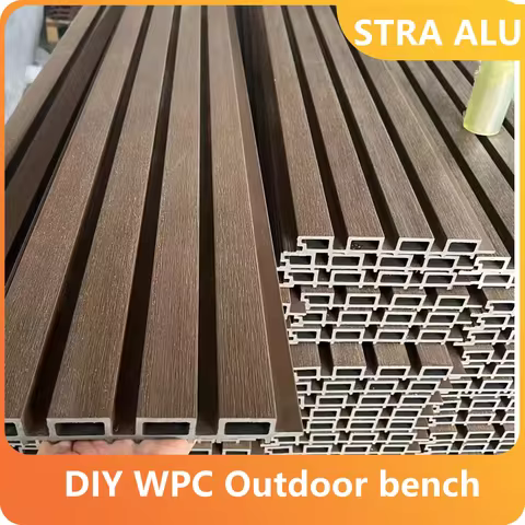 Outdoor WPC Wall Panel 24x48 Inch UV Resistant & IP68 Waterproof, Fireproof Exterior Cladding for Fa