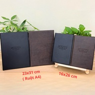 Premium Double Leather Cover Menu - Corner Leather Menu Book, Restaurant Menu Book in Many Sizes