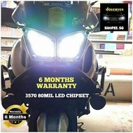 Yamaha Tenere - 6500k White LED Headlight Bulb Support High Low Beam - H1 H4 H7 H8 H11 HB3 HS1 P15D 