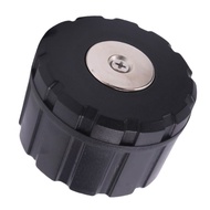 JJ* Plastic Round Jewelry Case Plush Lined Secure Storage Portable Travel Companions