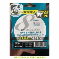 Senar PE Daiwa Emeraldas Durasensor UVF X8 LD 0.4 | 0.6 | 0.8 200M - 0