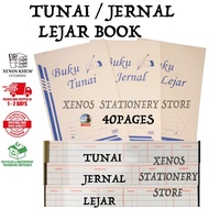 BUKU TUNAI / BUKU JERNAL / BUKU LEJAR [ 40PAGES ] CRAFT / KRAFT (READY STOCK)