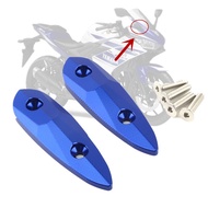 ★Qmy★Suitable for Yamaha YZFR25/R3 MT03 Modified Rearview Mirror Mirror Holder Mirror Mirror Code Decorative Piece Accessories