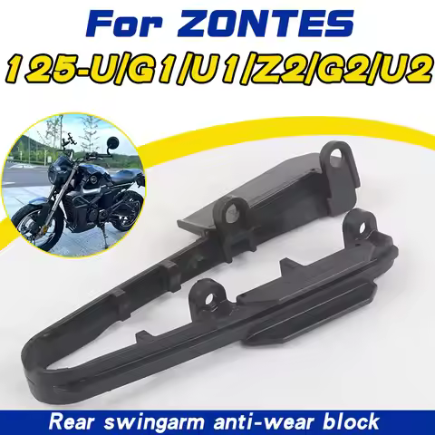 For ZONTES 125-G1-G2-U-U1-U2-Z2 rear swingarm anti-wear blocks, chain anti-slip rubber blocks, and p