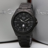Alghani Watch Jam Tangan Pria Alexandre Christie AC 6537 ME BIPBA Stainless Steel Strap Black