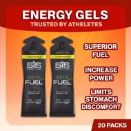 Science in Sport SIS Beta Fuel Gel Nootropics Energy Endurance Marathon Running 20 Gels