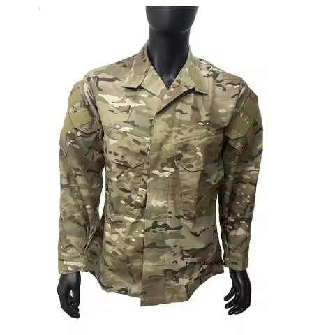 Military Enthusiast Tactical Green Tiger Pattern MC Multi Terrain Camouflage Field Base Coat GEN3 Ta
