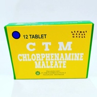 Obat CeTeMe CTM 1 Strip 12 Tablet Obat Anti Alergi Gatal Bintik BISAA COD - obat alergi gatal gata