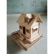 miniatur rumah dari stik es krim