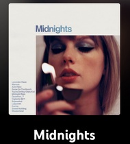 [CD Audio] แผ่นซีดีเพลง ☆เทย์เลอร์ สวิฟต์ Taylor Swift อัลบั้ม Midnights : 2022 (เล่นได้กับทุกเครื่องเล่นซีดี ทั้งในบ้านและรถยนต์) 13 เพลง