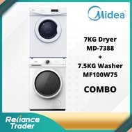 MIDEA 7KG CLOTHES DRYER MD-7388  COMBO PACKAGE