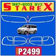 ▼Hyundai Starex 1997 up to 2003 SVX ( Chrome ) Headlight Tail Light Cover -