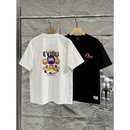 EVISU/God of Fortune 2026 Early Spring New Style Short-Sleeved T-Shirt Men Style Women Couple Style 