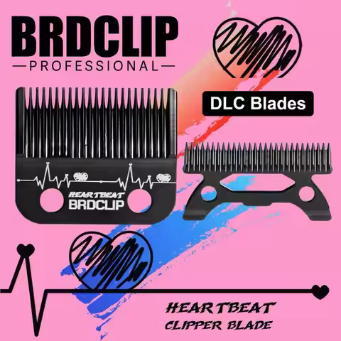ECHO Professional Hair Clipper BRD-HEARTBEAT with DLC Moving Blade Kemei Wmark Jucai MRD/SC/Gamma VG
