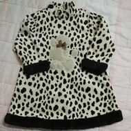 BeBePink Poodle Dog Pattern Cow Jumpsuit (Autumn Winter Style)